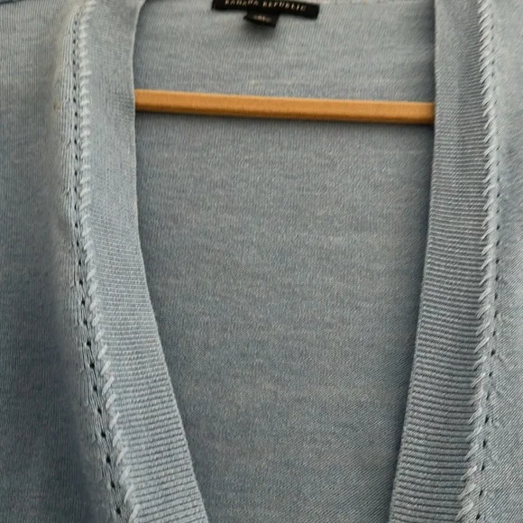 Banana Republic Light Blue Women's Cardigan - Picture 4 of 7